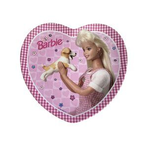 Vintage 90's Barbie Plate Pink Child Dinner Plate Mattel Zak Designs 1996 | 8"
